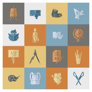 school and education icons N47
