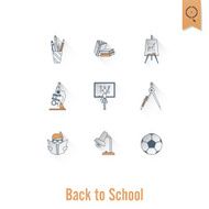 school and education icons N48