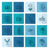 school and education icons N52