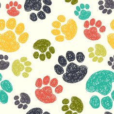 Paw Print Pattern N4