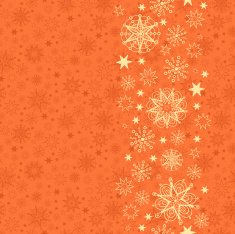 Golden Stars Ornament and Seamless Pattern Set