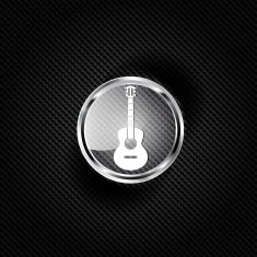 Guitar icon Music background N10