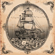 vintage sailboat