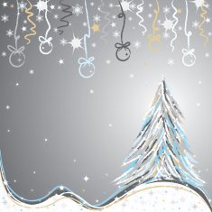 Elegant Christmas tree
