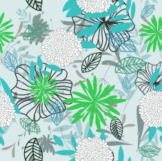 Seamless Floral Pattern N445