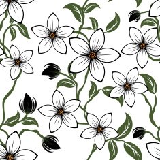 Seamless Floral Pattern N452