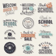 Back to School Calligraphic Design
