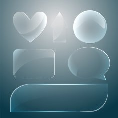 Glass Design Vector Elements