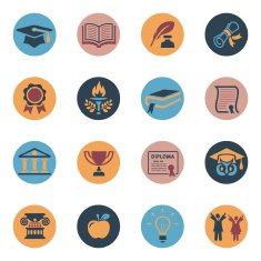 Education Icon Set N12