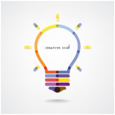 Creative light bulb Idea concept background N8
