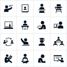 Teacher and Student Icons