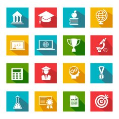 Internet education icons