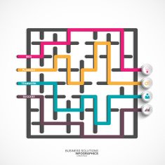 Infographics labyrinth business solutions