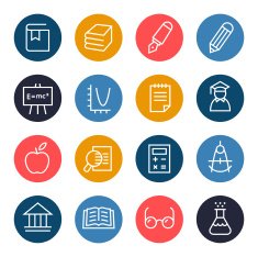 Education icons N67