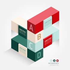 Modern Design template isometric style