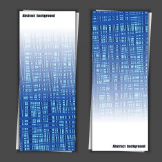 Set of banner templates with abstract background N3