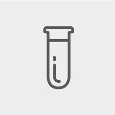 Test tube thin line icon