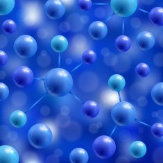Abstract molecular background