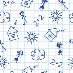 School seamless background N2