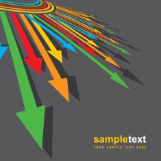 Vector - multicolor arrows
