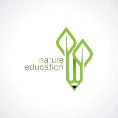 Abstract eco green shape nature concept