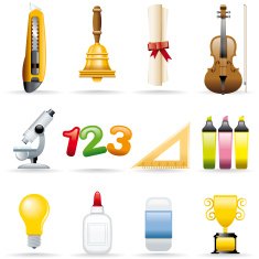 Icon Set Education N7