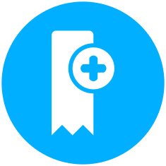 Bookmark icon on a round button - RoundSeries