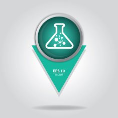 science map point sign