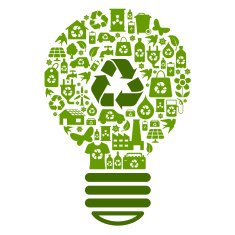 Eco Light Bulb Symbol