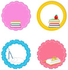 school stickers N4