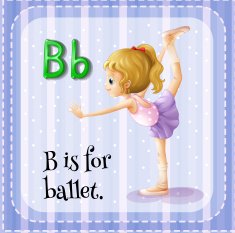 Alphabet B ballet N2