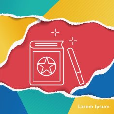 magic book line icon N2
