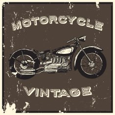 Vintage motorcycle label N2