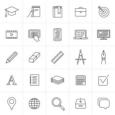 Education Icon Set N37
