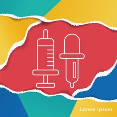 Beaker line icon N7