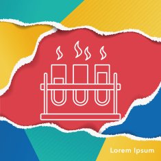 Beaker line icon N13