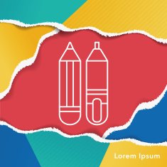 pen pencil line icon N3