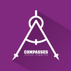 Compass icon design