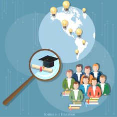 Online education group students diploma distance training N2