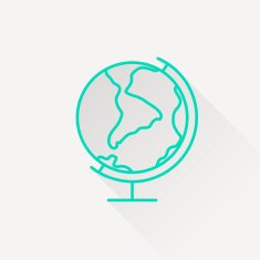 Earth globe icon N4