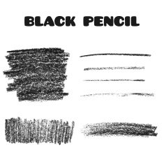 Sketch design Black pencil texture