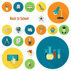 school and education icons N18