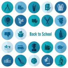 school and education icons N24