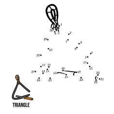 Numbers game musical instruments (triangle) N2