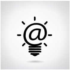 Creative light bulb concept background
