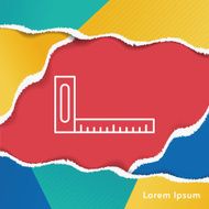 ruler line icon N6