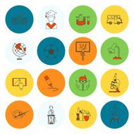 school and education icons N55