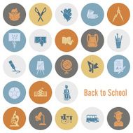 school and education icons N58