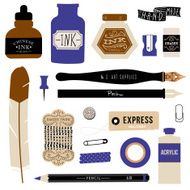 Vintage vector art tools N3