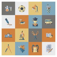 school and education icons N73